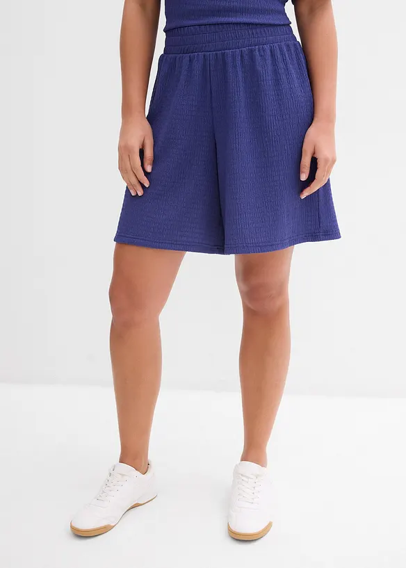 Pull on-shorts i strukturert krepp, bonprix