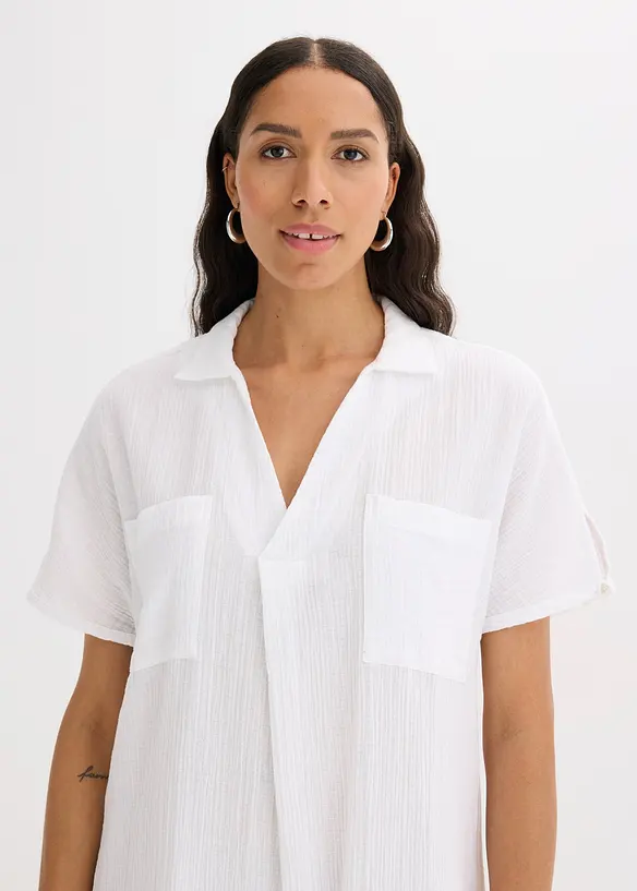 Kaftankjole i myk musselin, bonprix