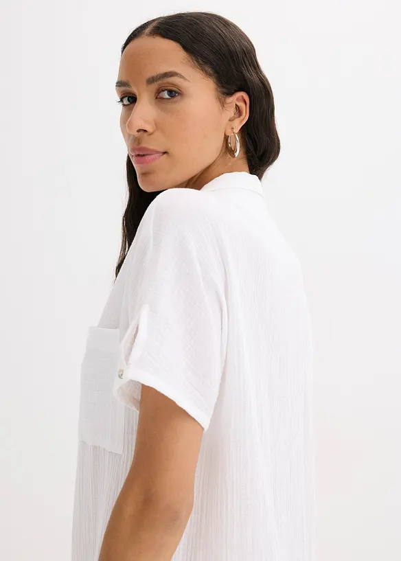 Kaftankjole i myk musselin, bonprix