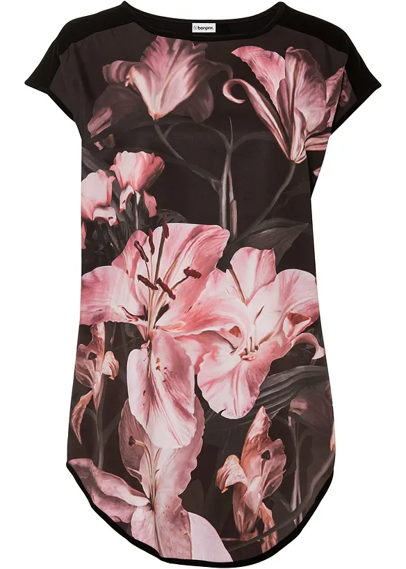 M&oslash;nstret topp i myk viskosemiks, bonprix