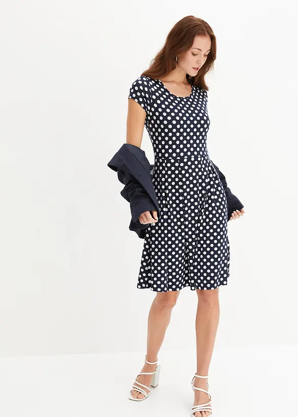 Jerseykjole i viskosemiks, bonprix