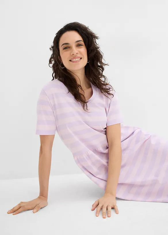 Jerseykjole i &oslash;kologisk bomull, bonprix