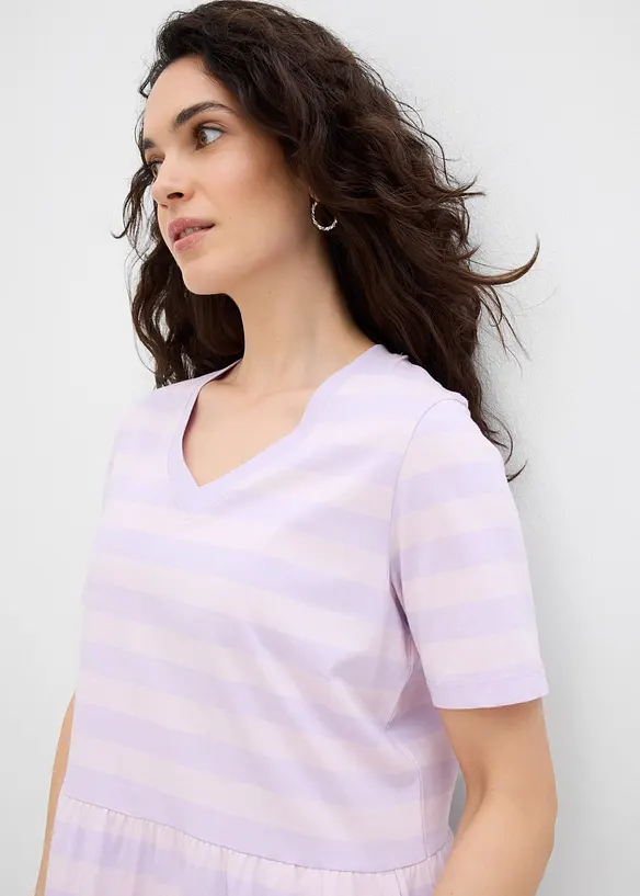 Jerseykjole i &oslash;kologisk bomull, bonprix