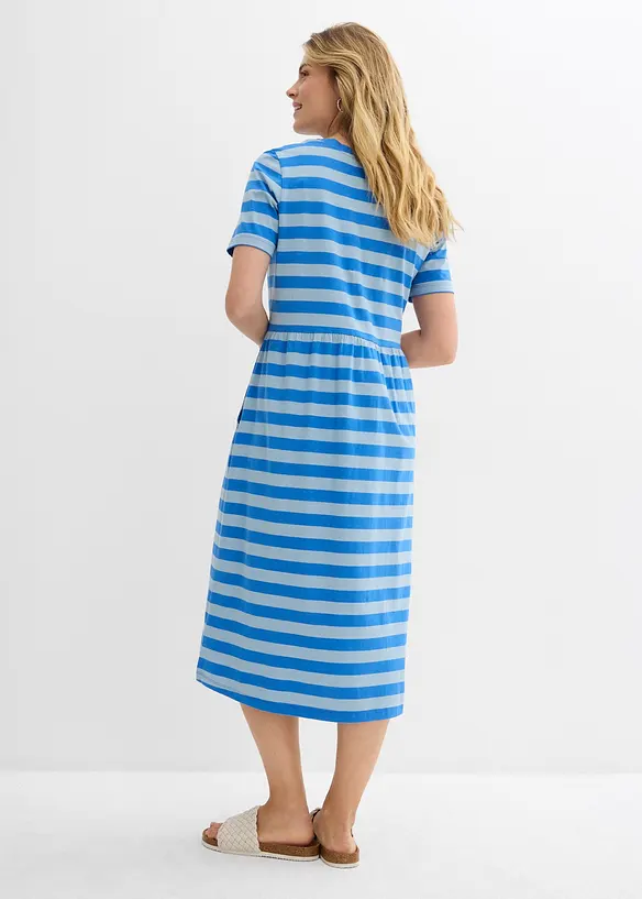 Jerseykjole i &oslash;kologisk bomull, bonprix