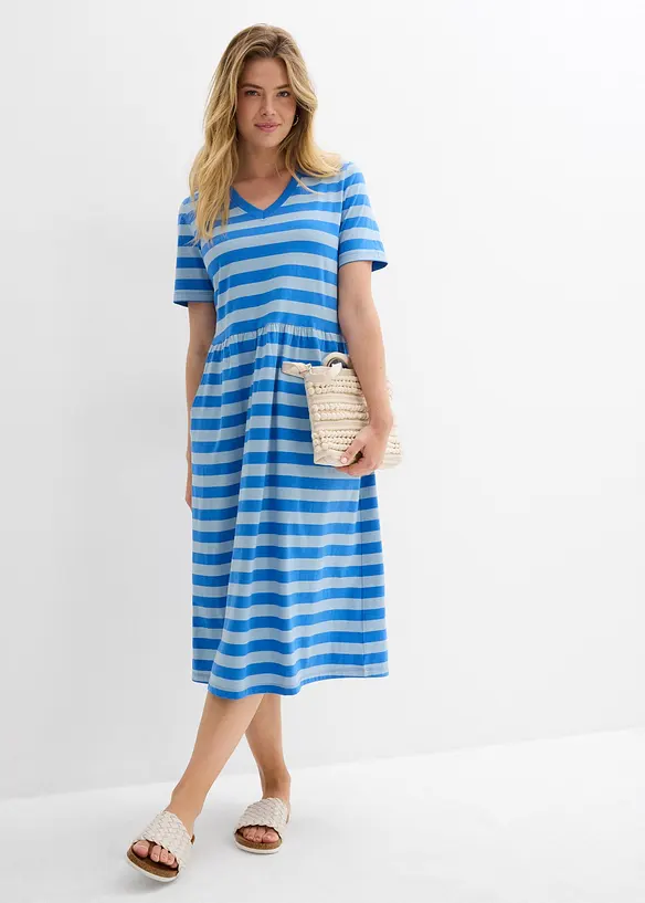 Jerseykjole i &oslash;kologisk bomull, bonprix