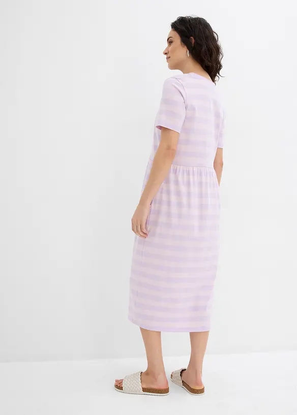 Jerseykjole i &oslash;kologisk bomull, bonprix