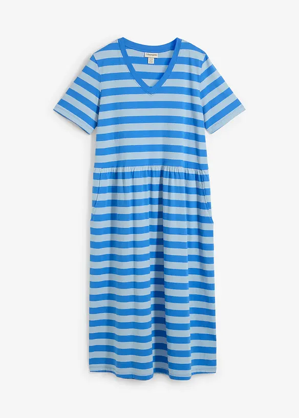 Jerseykjole i &oslash;kologisk bomull, bonprix