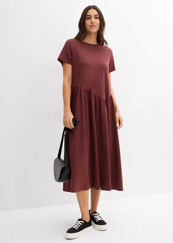 Jerseykjole i &oslash;kologisk bomull, bonprix