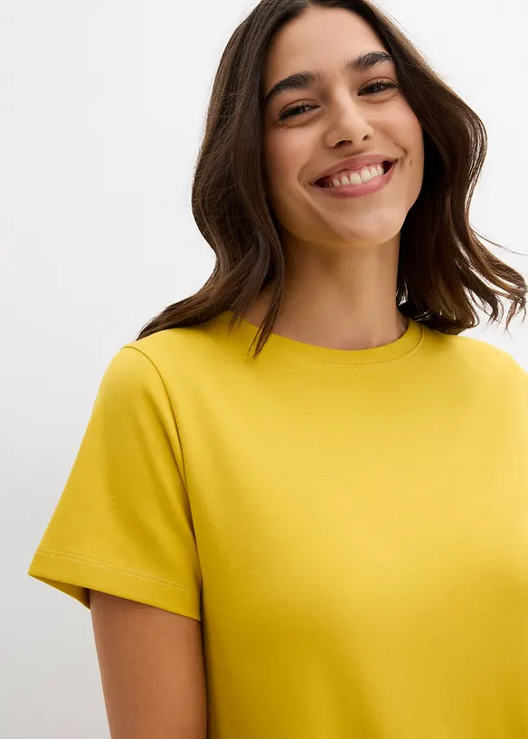 Jerseykjole i &oslash;kologisk bomull, bonprix