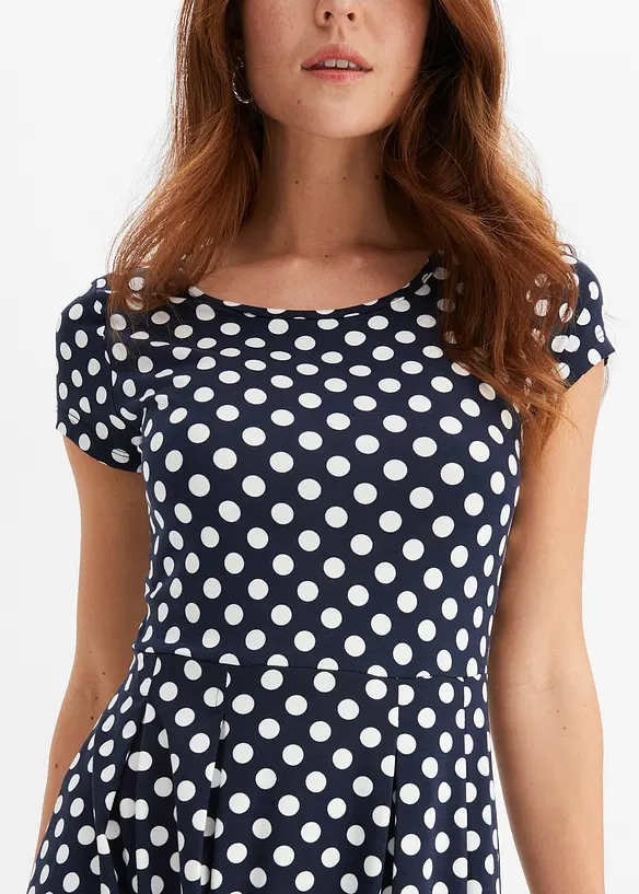 Jerseykjole i viskosemiks, bonprix