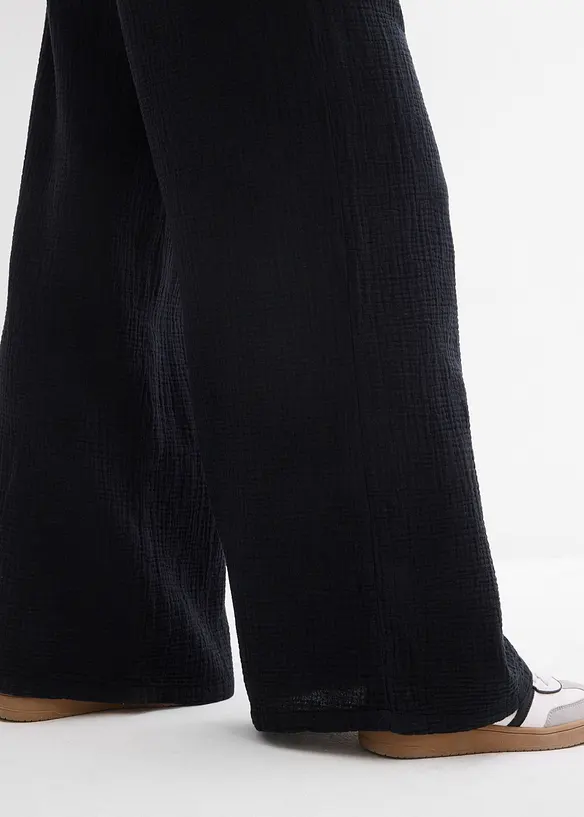 Vid bukse i musselin, bonprix