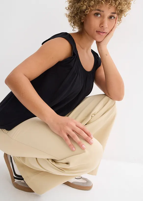 Topp i myk viskosemiks, bonprix