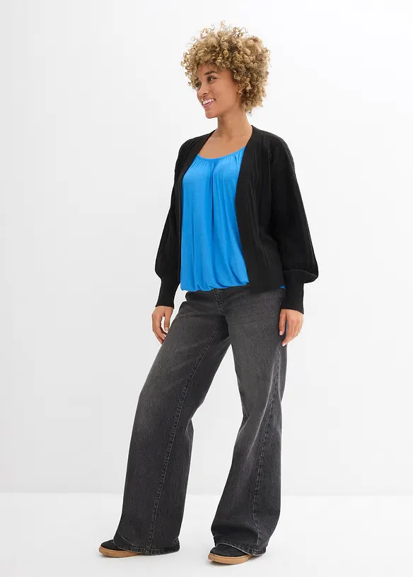 Topp i myk viskosemiks, bonprix