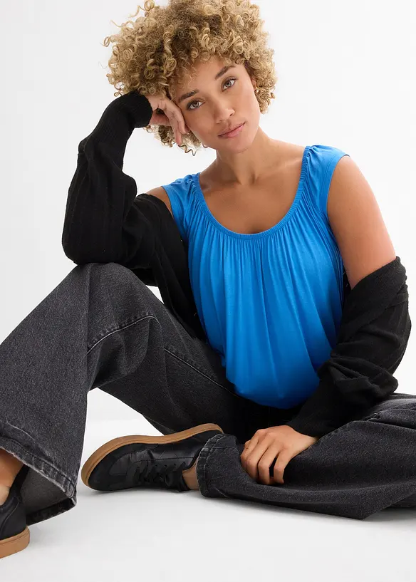 Topp i myk viskosemiks, bonprix