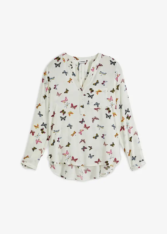 Bluse i lett viskose, bonprix