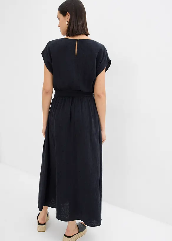 Midikjole i 100% bomull, bonprix