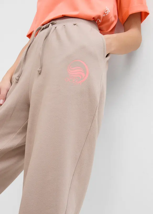 Joggebukse i 100% bomull, bonprix