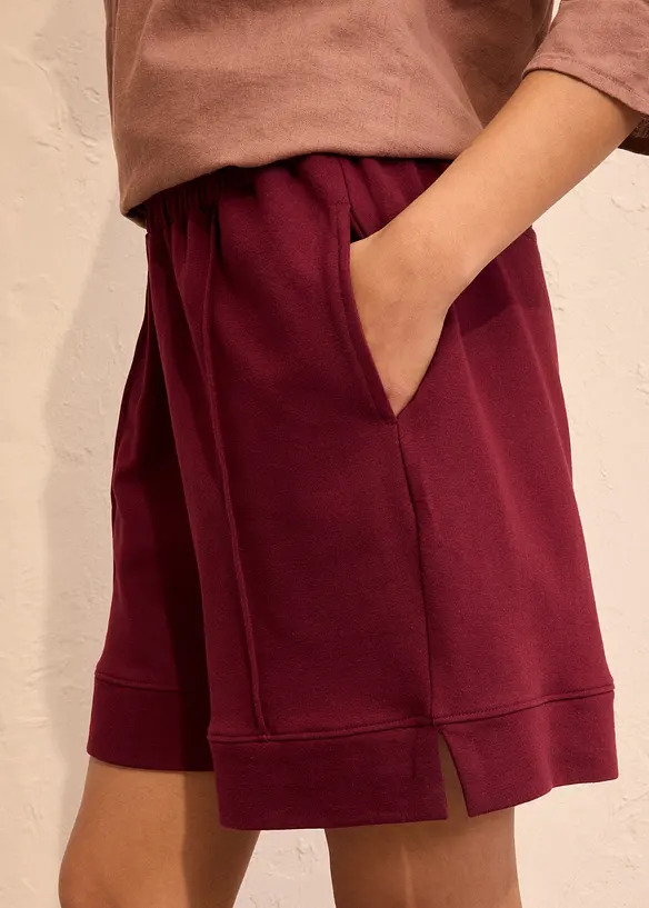 Sweatshorts i bomullsmiks, bonprix