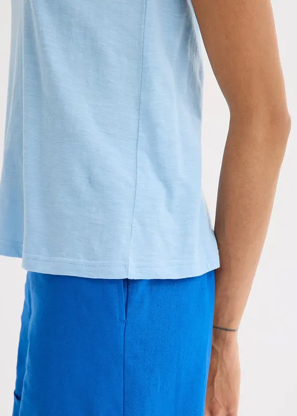 Singlet i 100% &oslash;kologisk bomull, bonprix