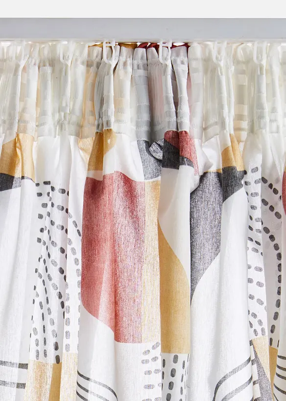 Gardin i resirkulert polyester (1-pack), bonprix