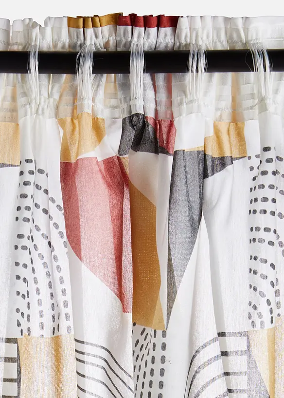 Gardin i resirkulert polyester (1-pack), bonprix