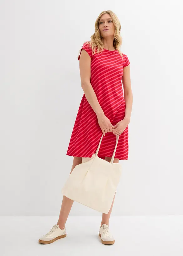 Jerseykjole i innsvingt modell, bonprix