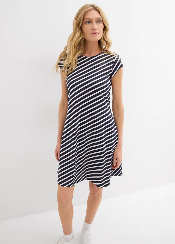 Jerseykjole i innsvingt modell, bonprix