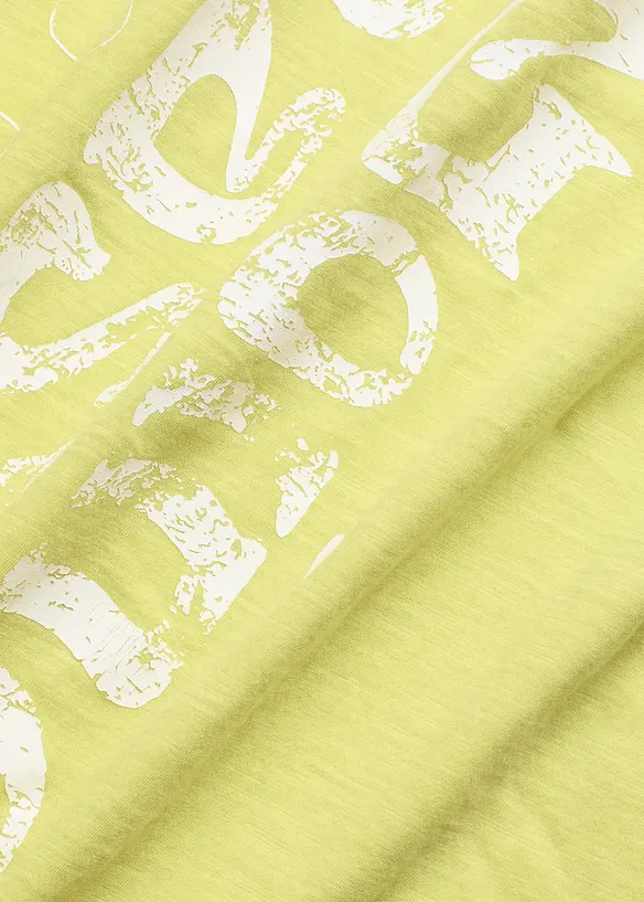 Lang topp i 100% &oslash;kologisk bomull, bonprix