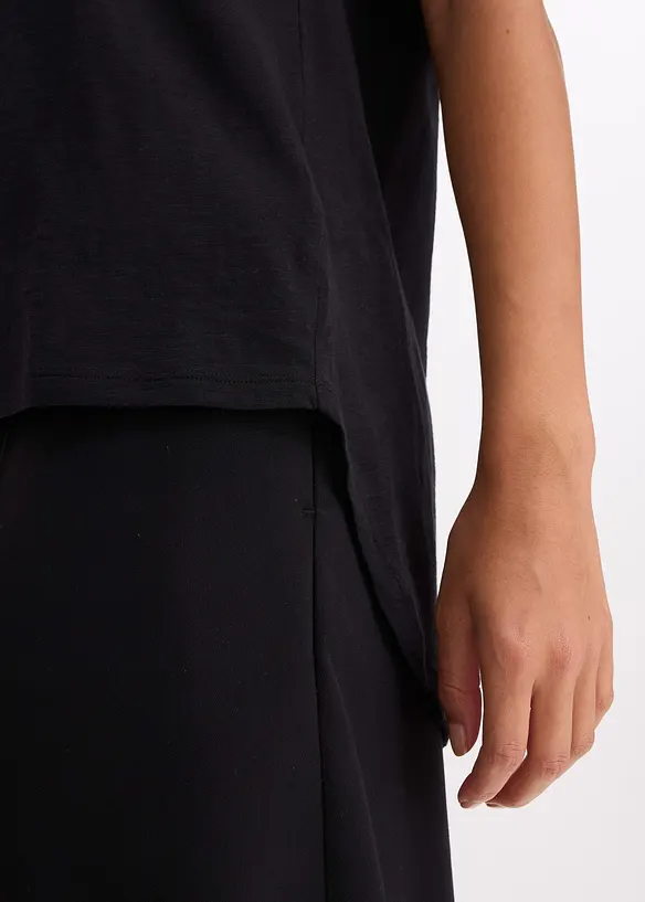 Lang topp i 100% &oslash;kologisk bomull, bonprix