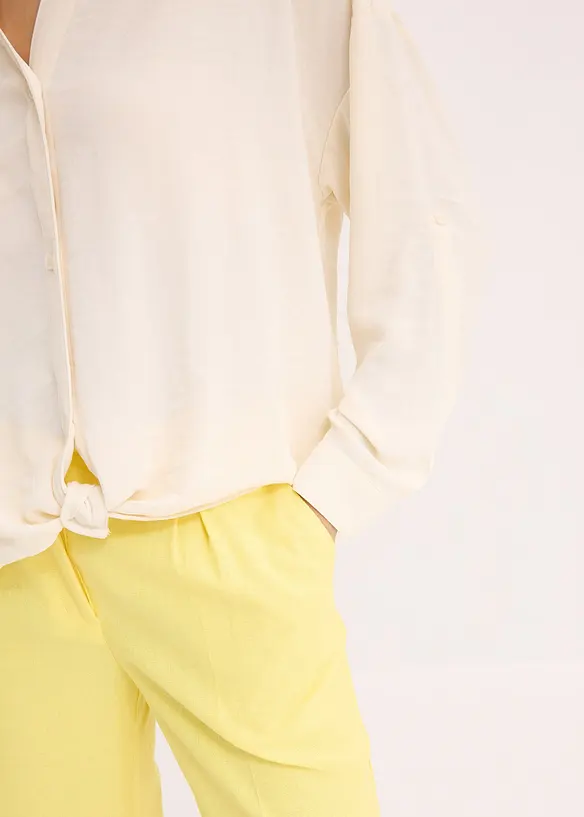 Bluse i lett krepp, bonprix