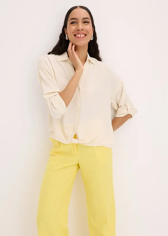 Bluse i lett krepp, bonprix