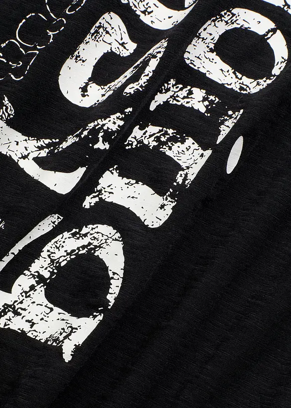 Lang topp i 100% &oslash;kologisk bomull, bonprix