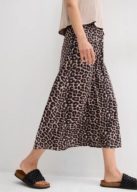 Trikotkjole av fint fallende viskose-/elastanmiks, bonprix