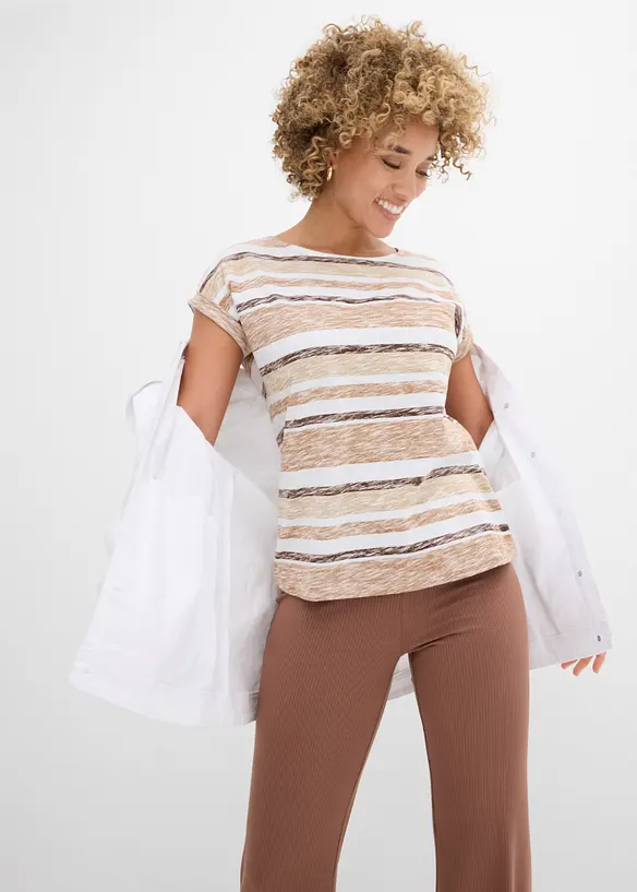 T-skjorte i 100% &oslash;kologisk bomull, bonprix