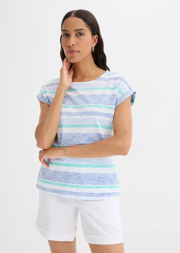 T-skjorte i 100% &oslash;kologisk bomull, bonprix