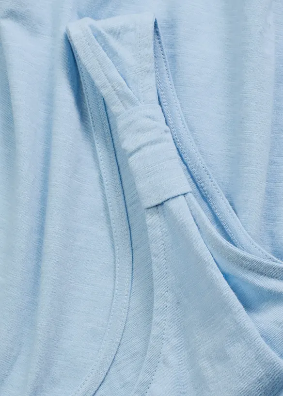 Singlet i 100% &oslash;kologisk bomull, bonprix