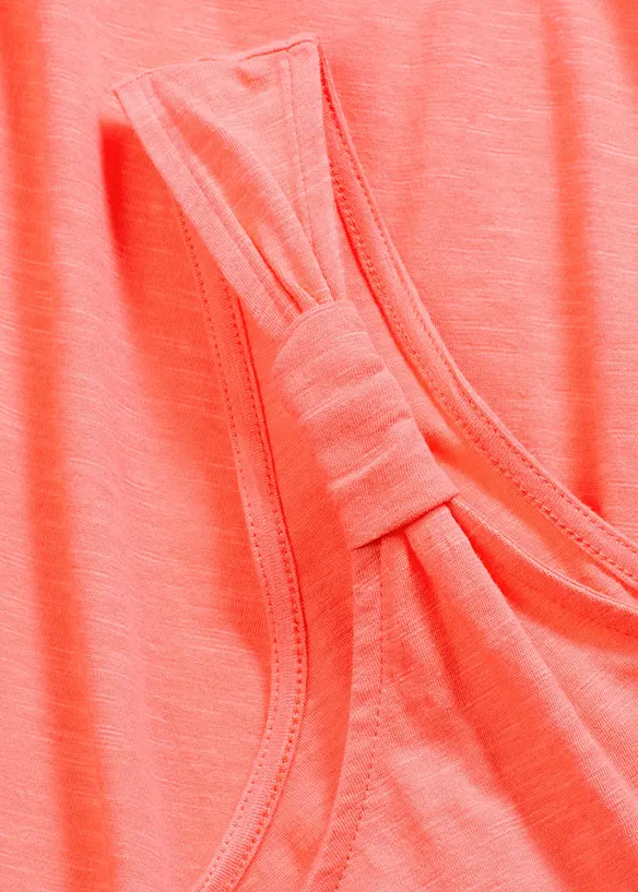 Singlet i 100% &oslash;kologisk bomull, bonprix