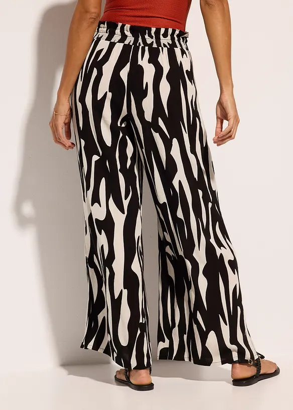 Strandbukse i lett viskose, bonprix