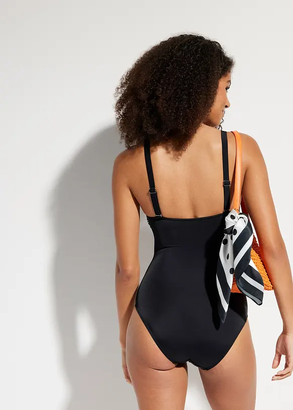 Badedrakt med firsk&aring;ren utringning, bonprix