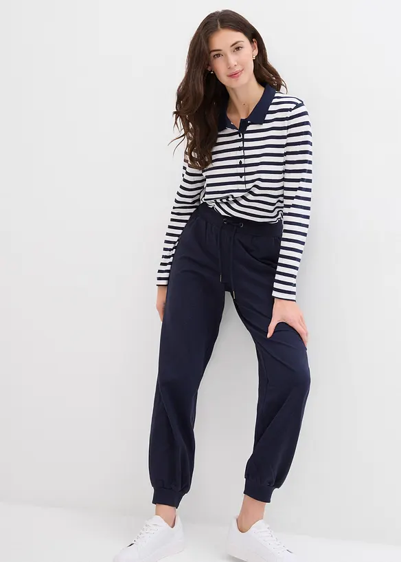 Joggebukse med elastisk linning, bonprix