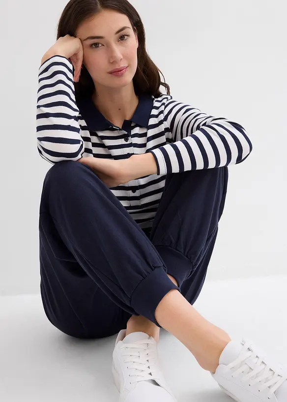 Joggebukse med elastisk linning, bonprix