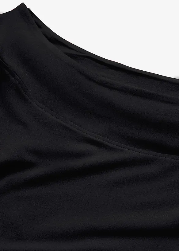 Off shoulder-topp i viskosemiks, bonprix