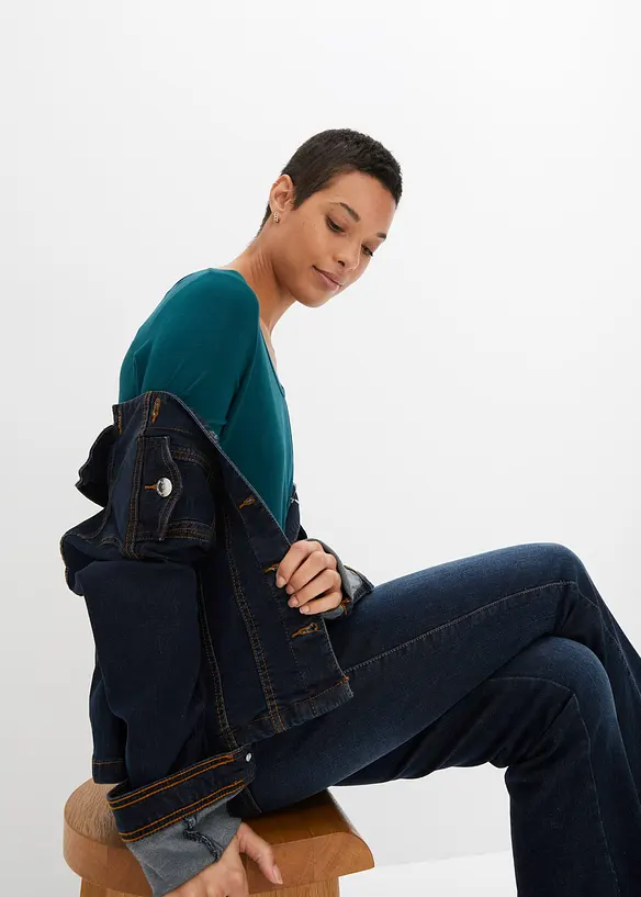 Topp i myk viskosemiks, bonprix