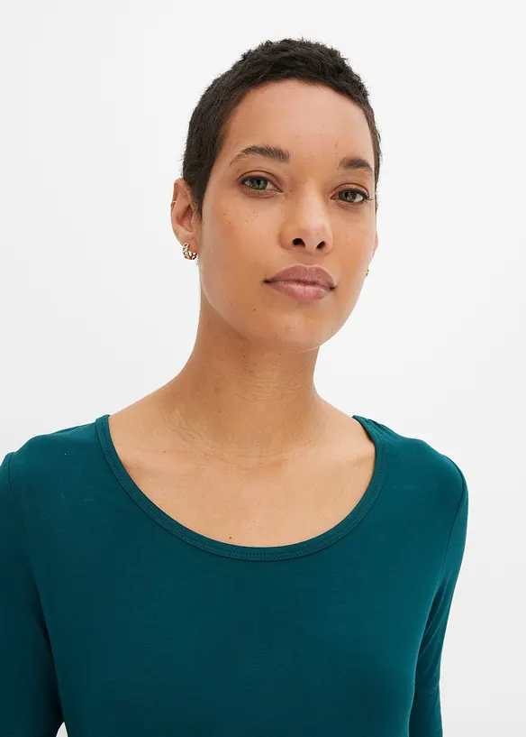 Topp i myk viskosemiks, bonprix