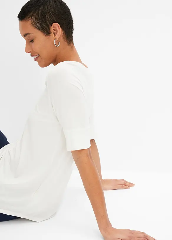 Topp i myk viskosemiks, bonprix