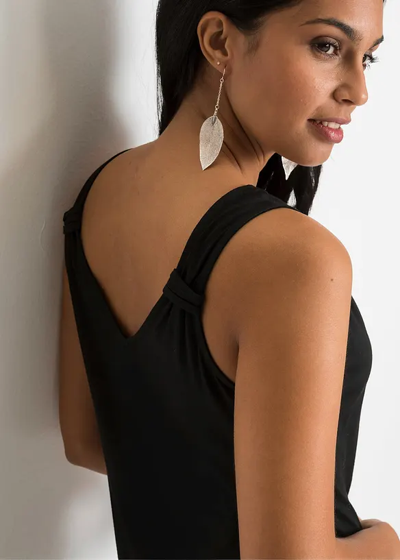 Jerseytopp i 100% viskose, bonprix