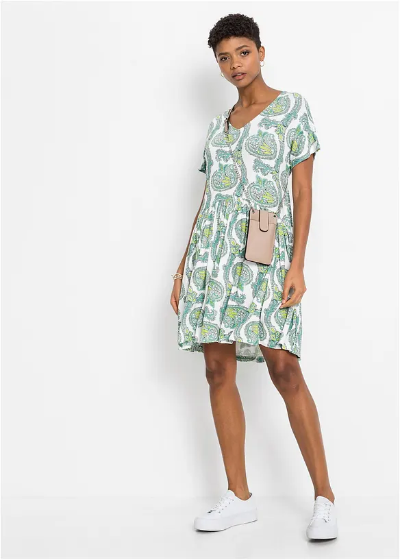 Trikotkjole i lett viskose med elastan, bonprix