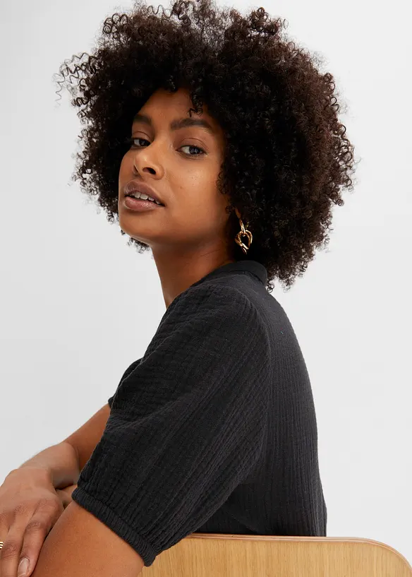 Minikjole av musselin, bonprix