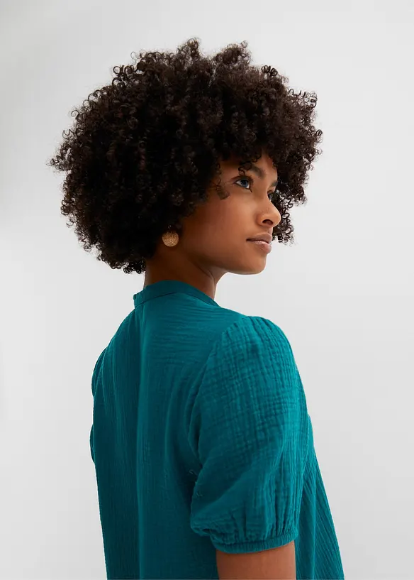 Minikjole av musselin, bonprix