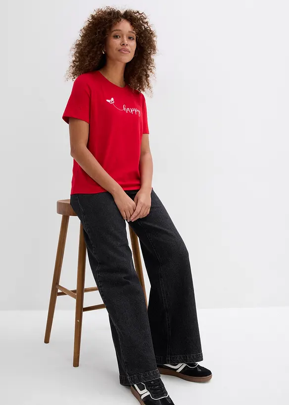 T-skjorte i 100% bomull, bonprix